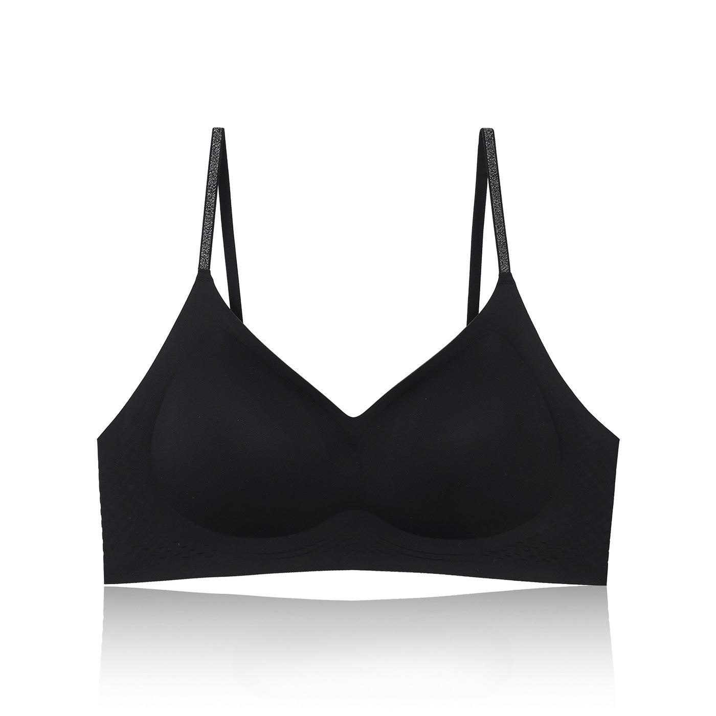 

Female Summer Thin Style Thin Shoulder Belt Breathable Collect Pair Milk Gathers Comfortable Beauty Back Underwear 32/70AB чёрный