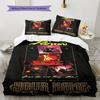 Name Custom Poison Pattern Bedding Set Quilt Cover Pillowcase Home Decor Gift (1 * Duvet Cover + 2 * Pillowcase, Without Core)