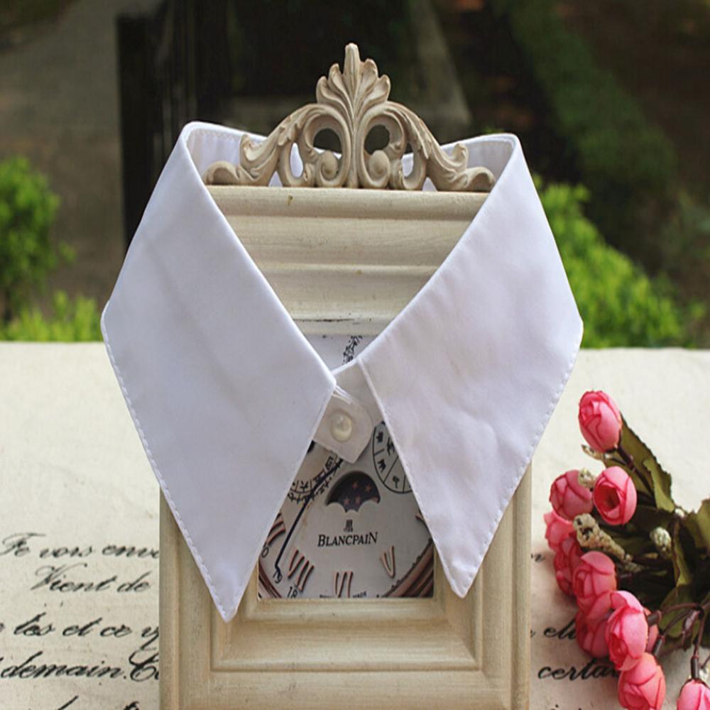 Fake Collar Ladies Women Adult Detachable Lapel Shirt Fake Collar Fashion Solid Color False Blouse Neckwear Clothing Accessorie