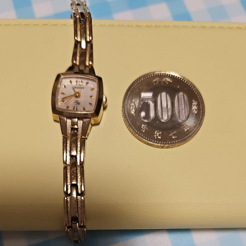 Used ORIENT Lady Rose Ladies Watch Gold