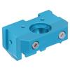 Hotend Extrusion Head Aluminium Alloy Hot End Extruder Accessory Blue for V6 3D Printer