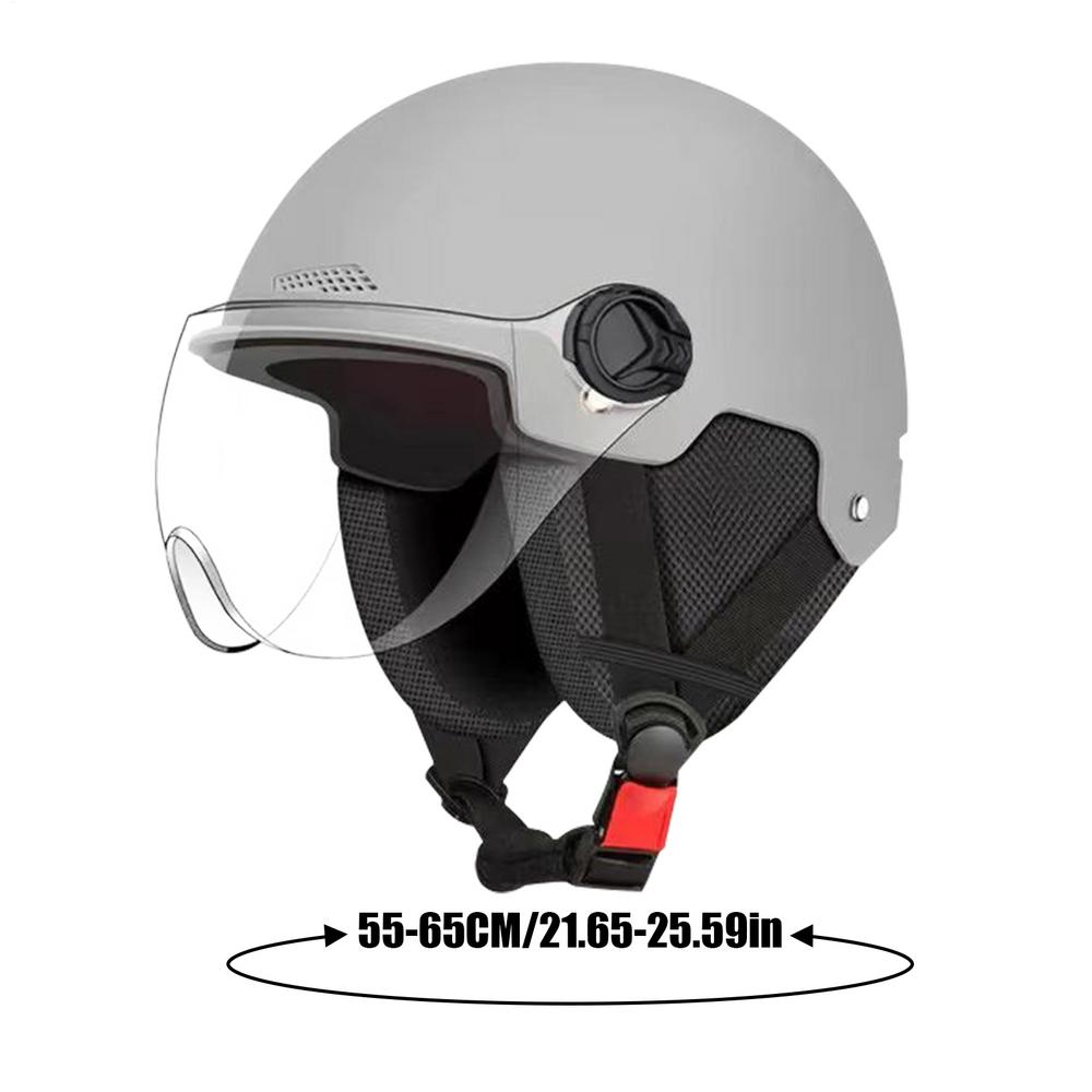 

Electric Scooter Helmet Scooter Helmet Anti-UV Breathable Protective Ear Protection Hat For Riding Skateboarding Cycle Men Kids світло-сірого кольору