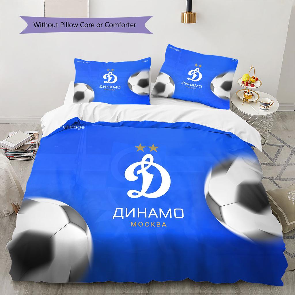 Dynamo Moscow Pride Bedding Quilt Set Quilt Cover Pillowcase Home Decoration Birthday Gift (1 * duvet cover + 2 * pillowcase, without core)