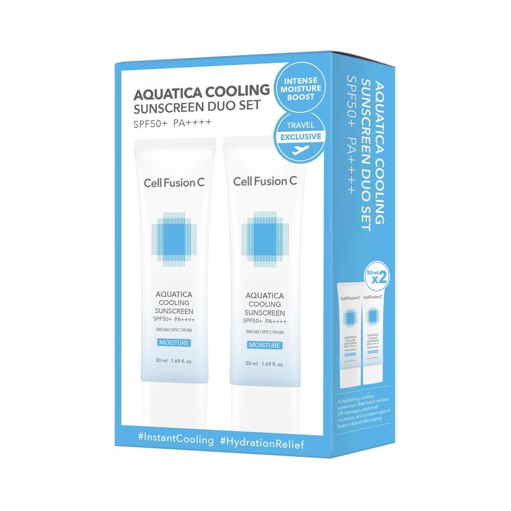 Cell Fusion C Cell Fus Skin aquatiCa Cooling sunsCreen 50ml Duo