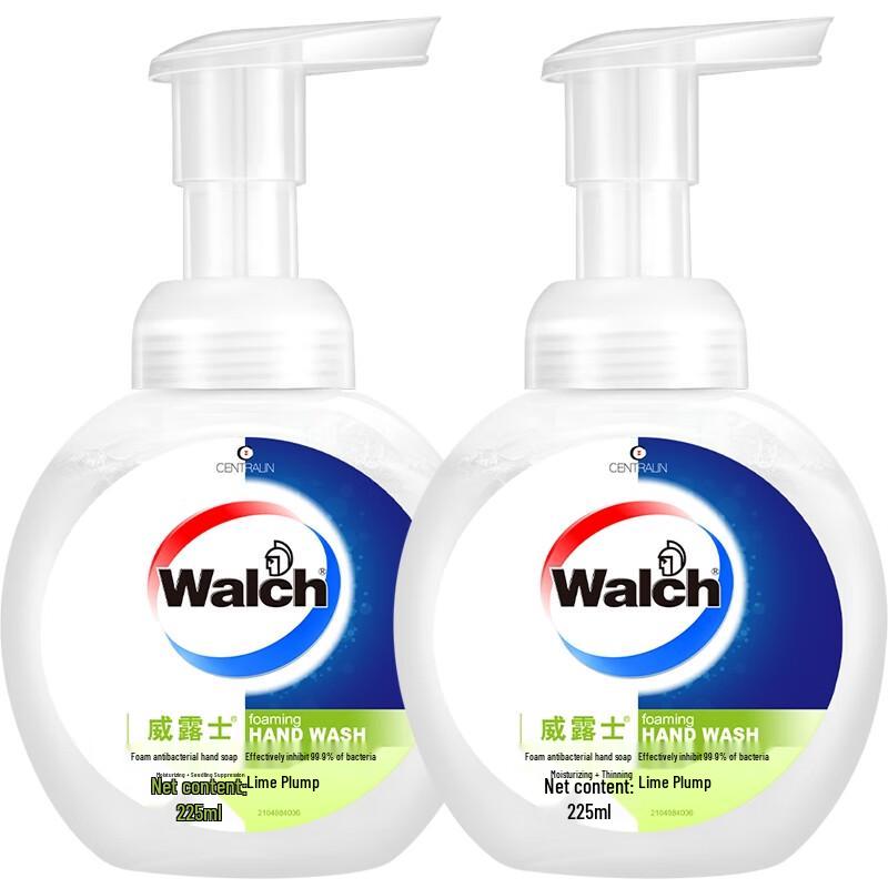 Walch Lime Scent Antibacterial Foaming Hand Wash Twin Pack