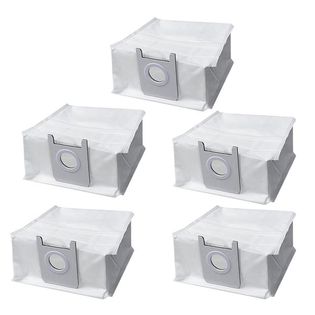 1/3/5/10/20 Pcs Vacuum Cleaner Dust Bag For RoidMi EVE Plus Robotic Sweeper Non-woven Dust Box Filter Bag Replacement Parts