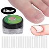 50PCS Ingrown Nail Filling Pad Sleeve Nail Pad C-shaped Nail  Pad Ingrown Nail Corrector Pedicure Tool