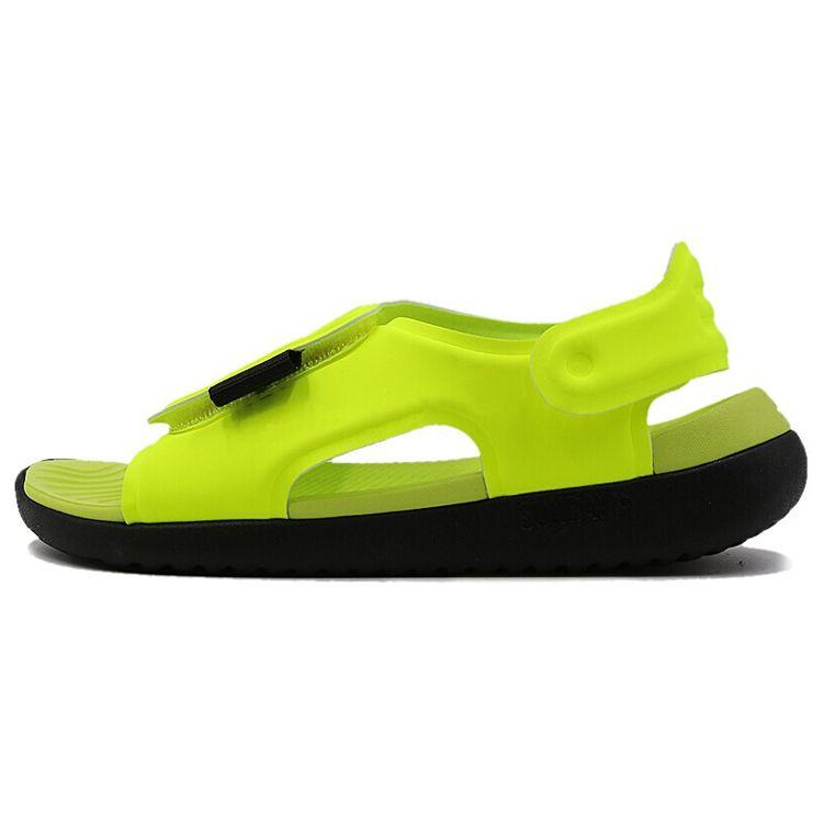 

Nike Sunray Adjust 5 Casual Sports Kids Sandals Kids Sandals Yellow Black AJ9076-700 28