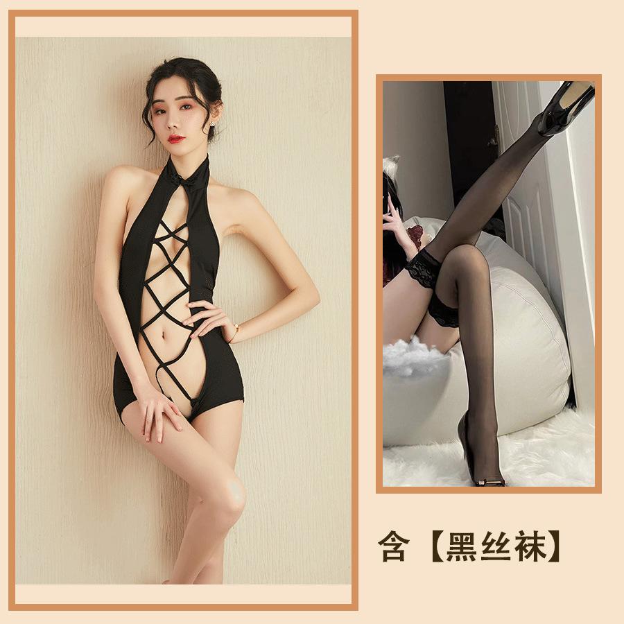 Sex Underwear Sexy Water Hollow Straps Classic Pajamas Crossed Small Breasts Big onesies Women