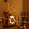 Christmas Window Hanging LED Light Suction Cup Stars Snowflake Bell Decoration Shop Window Glass Atmosphere Scene Christmas Eve