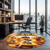 Subway Surfers Printed Round Rug Carpet Chair Rug Area Rug Entryway Doormats,for Office Chair Living Room Bedroom Kitchen Room.