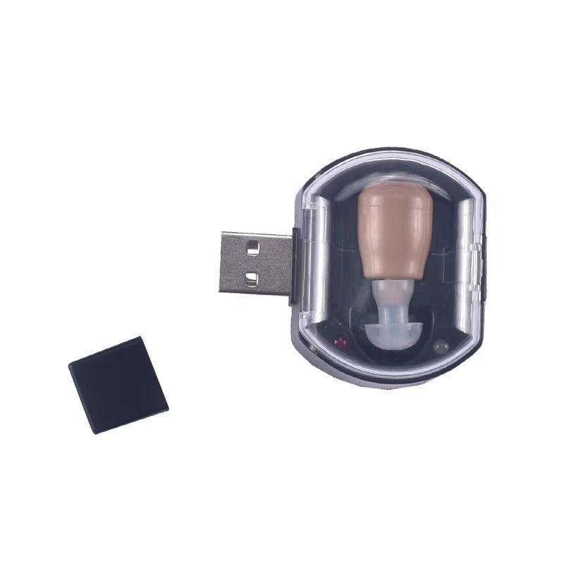 Aparelhos Auditivos Recarregáveis Sem Fio Intra-auriculares Sino-Alemães para Idosos - Fones de Ouvido Atrás da Orelha Discretos e Portáteis