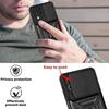 Protective Case - PROSHOP - for Samsung A12 - Black - Army Style - Sliding Camera