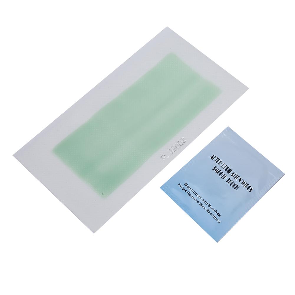 40pcs Hair Removal Wax Strip Paper Depilatory Paper 4pcs Cleaning Cotton Hair Removal Set