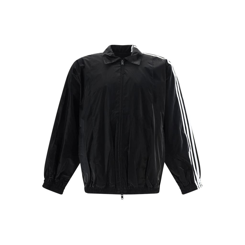 Y-3 Solid Color Zip-Up Collar Long Sleeve Jacket Men Jackets Black IR6246