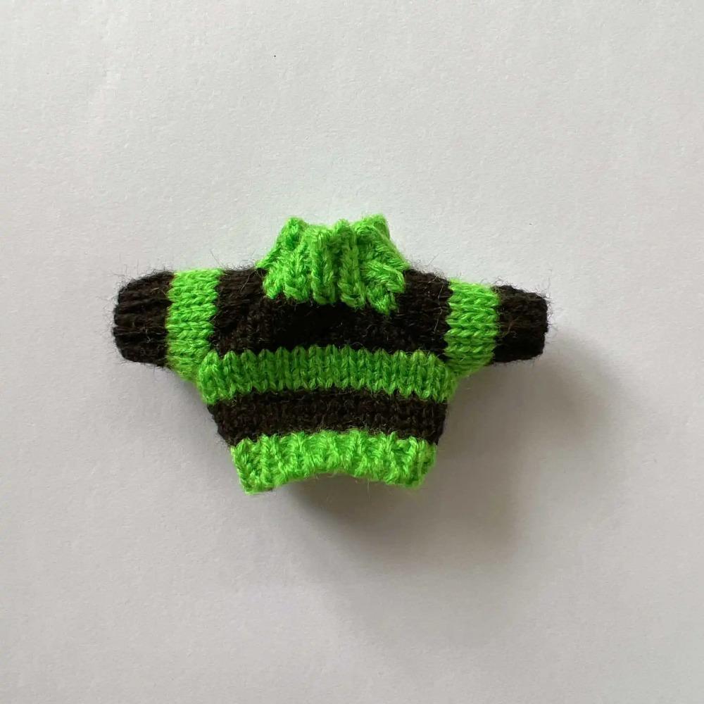 1 Stk. Heißverkauf 10cm Schulleiter Hundebekleidung Miniaturpullover für 1:8 Bjd Spielzeugpuppe Pullover Puppe Weihnachten Tragen Zubehör