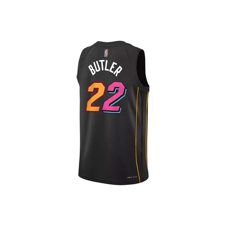 Nike NBA Miami Heat City Edition Jimmy Butler #22 Dri-FIT Swingman Trikot Schwarz DB4034-010