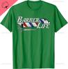Vintage Barbers Pole Tee Hair Hairstylist Christmas Gift Tshirt Breathable And Comfortable Cotton Unisexs Tshirts Ropa Hombre