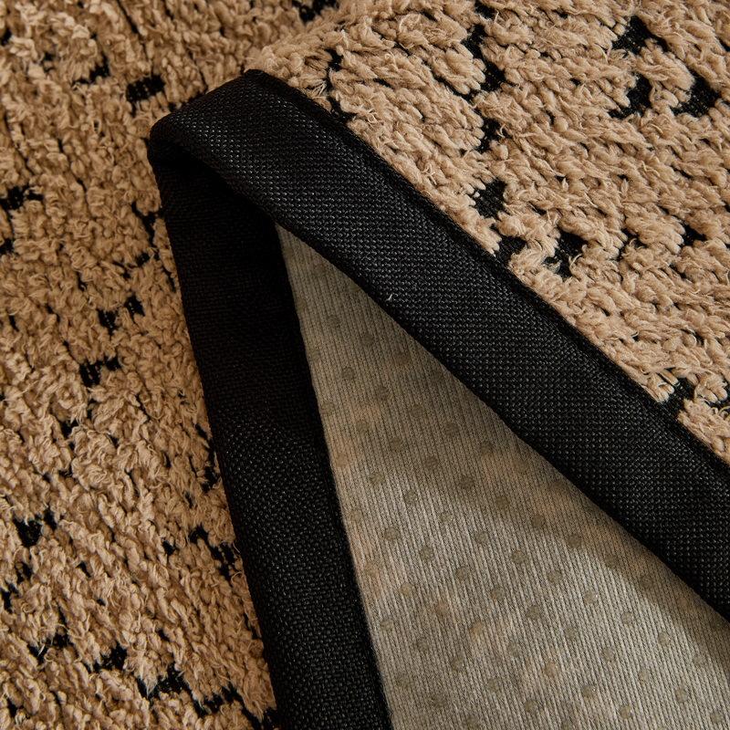 Chenille Geometric Folding Line Sofa Cover Four Seasons Universal Couch Cover Dust Proof Sofa Cushion Solid Color Backrest Towel