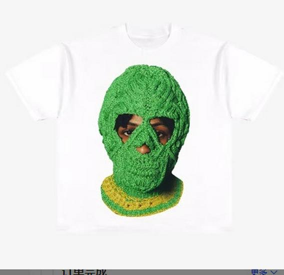 Unisex Trendy Chris Brown Print T-Shirt - Short Sleeve Cross-Border High Street Style XS 1350₽