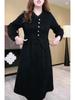 New Spring Fashion French Style Slimming Dress for Plus Size Middle-Aged Women