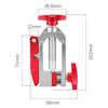 Bicycle Brake Hydraulic Hose Fitting Insert Tool T Head Brake Lines Tubing