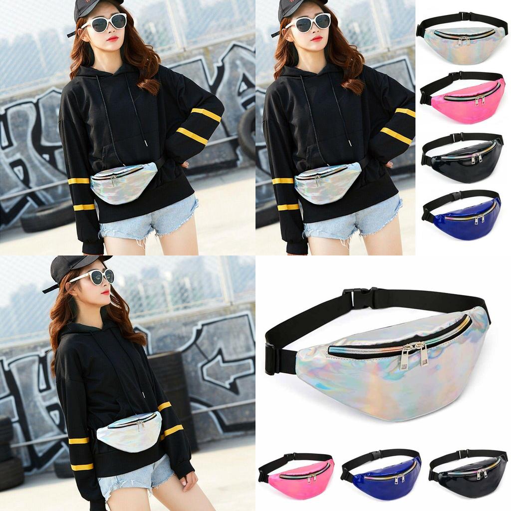 Versatile Women Waist Fanny Pack Belt Bag Stylish Travel Hip Bum Bag Small Purse