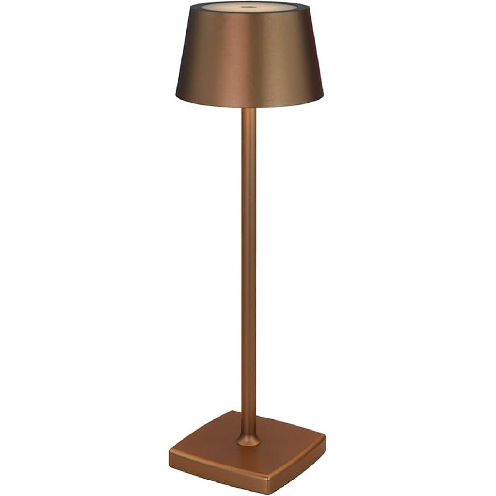 Rechargeable led Cordless Table lamp,Aluminum, dimmable, Suitable for Indoor and Outdoor Lighting Gold