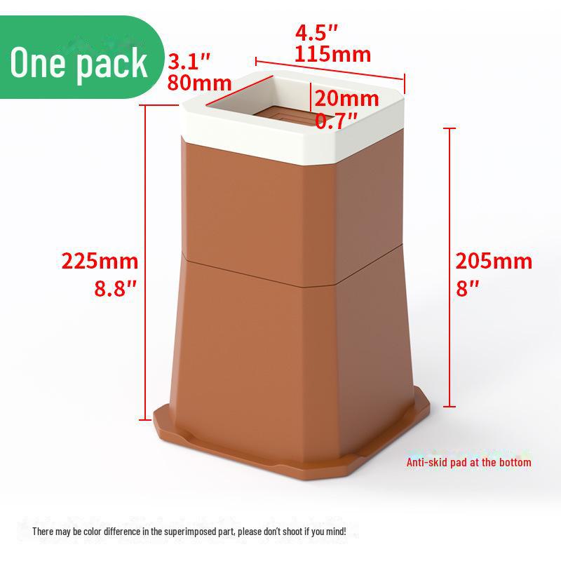 Heightening Pads and Blocks for Furniture: Table, Bed, Sofa, Coffee Table, Wear-Resistant Leg Extensions.