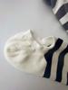 Men's Striped Cotton Boat Socks: Non-Slip, Sweat-Absorbent, Deodorant, and Thin for Spring To Autumn.