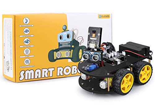 ELEGOO UNO R3 Smart Robot Car V4.0 Electronic Craft Educational Toy, Robot for All Ages