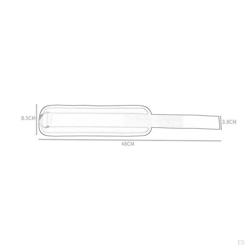 Alça de Tornozelo Ajustável para Acessórios de Máquina de Cabos, Cuff de Fitness para Exercícios de Pernas, Quadril