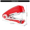 Handheld Sewing Machine Fast Stitching MachineLight Weight Portable For Travelers Student And Homemakers Quick Repair