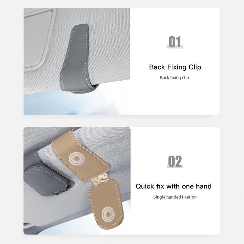 Car Sun Visor Eyeglass Clip Glasses Holder Accessories For Lexus LS LC RZ IS350 ES300 GS350 CT200h GX460 LX570 RX500h NX300 UX26