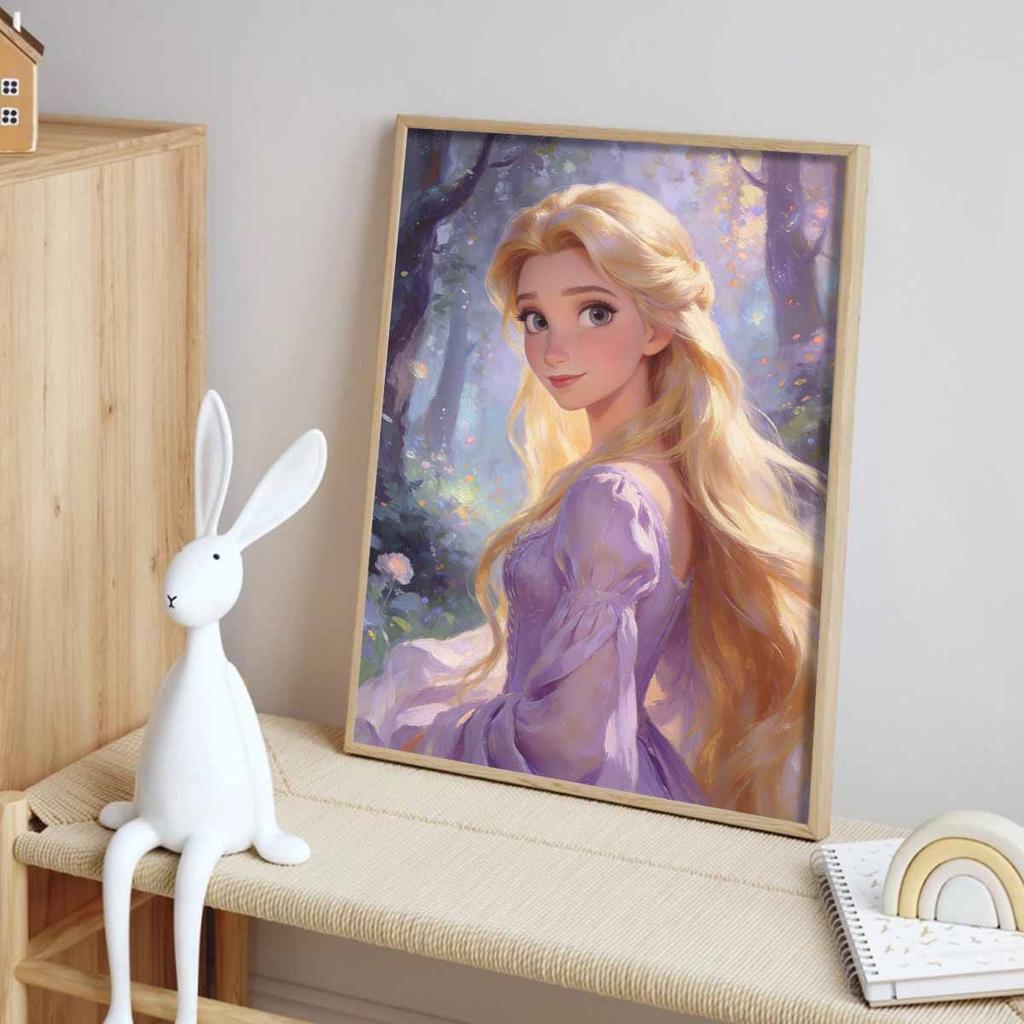 Disney Diamond Painting Art Mosaic Kit Rapunzel Princess Handmade diy5D Home Decor Gift