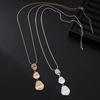 Fashionable Light Luxury Irregular Geometric Alloy Pendants Women's Long Necklace Clothing Accessories Sweater Chain
