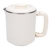 Portable Electric Kettle White 600ml Stainless Steel Interior Insulated Hot Water Kettle for Tea Coffee