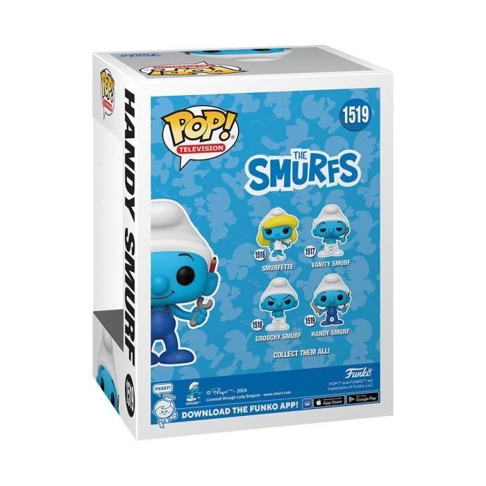 Figurine - funko - schtroumpf bricoleur - vinyle - intérieur - à partir de 3 ans