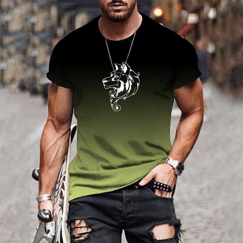 Interesting 3d Printing Pattern Street Fashion Home Casual Fashion Summer New O-neck XS-6XL Oversized T-shirt for Men