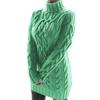 Fall Winter New Women's Chunky Knit Cardigan Long Sleeve Vintage Oversized Sweater Dress