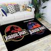 Jurassic Park Dinosaur Cartoon Carpets Rugs Non-slip Area Rug for Living Room Bedroom Foot Pad Decoration,Child Game Floor Mat