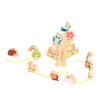 Wooden Animals Stacking Toy Colorful Improve Coordination Blocks Balancing Tree Toy