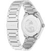 Timex Mens Q Continental Day Date 39mm Watch - Stainless Steel Bracelet Blue Dial Case