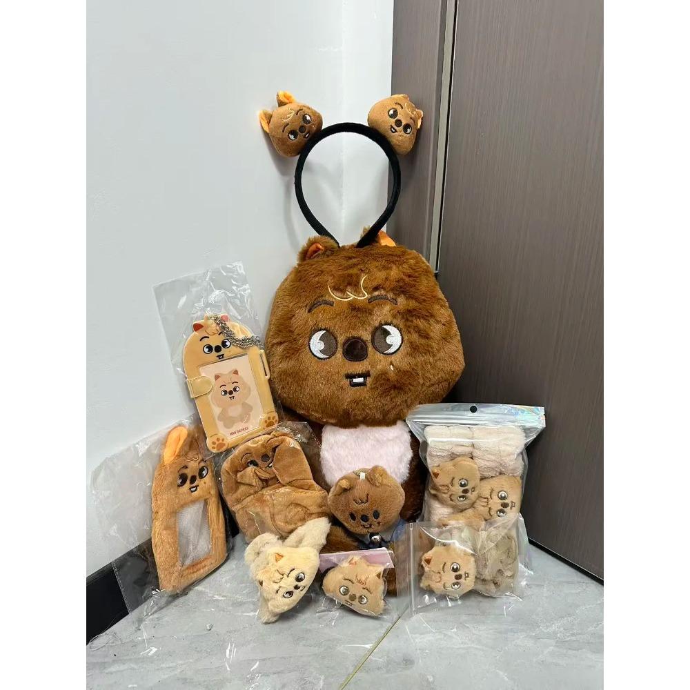 50cm Kpop Skzoo Plush Toy Wolfchan Kawaii Cartoon Stuffed Animal Plushie Doll Large Size Kids Babies Sleeping Pillow Gift 2025