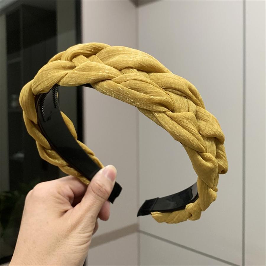 New Fashion Retro Women Headband Wide Side Big Bowknot Hairband Classic Casual Turban Girls Headwear Hair Accessories