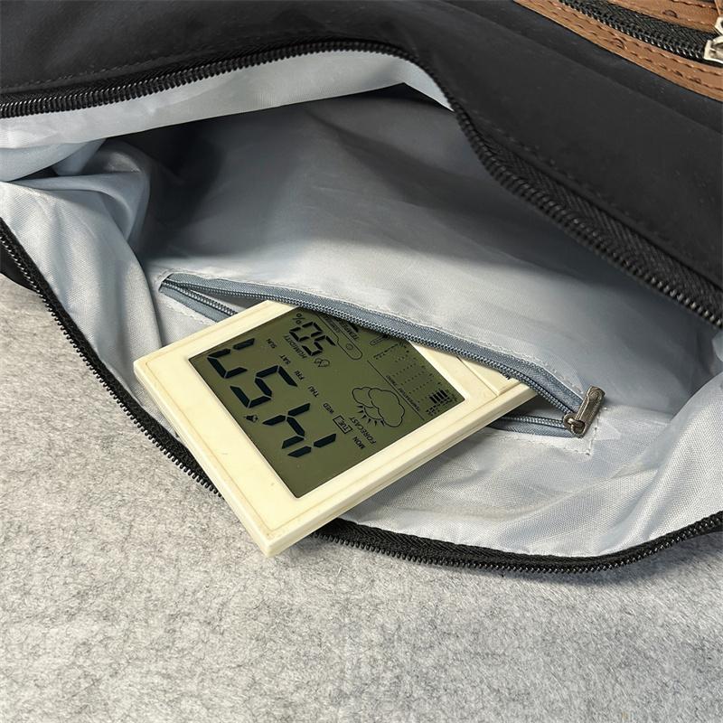 Herren Umhängetasche mit großem Fassungsvermögen Student Messenger Bag