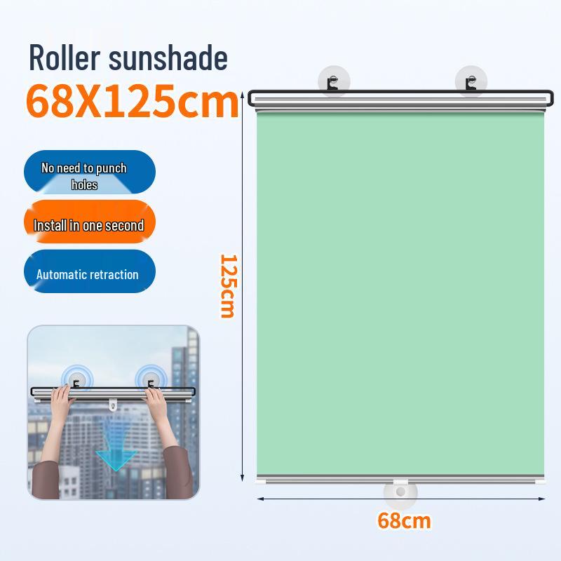 Automatic Retractable Car Windshield Sunshade and Heat Insulation Curtain