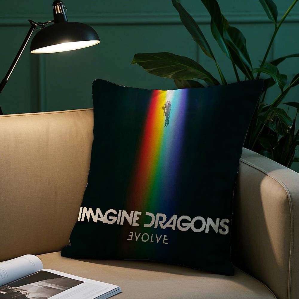 I-Imagine D-Dragons Poszewka Krótki Plusz Nadruk Poszewka na Poduszkę Kwadratowe Poszewki na Poduszki Dekoracja Domu na Sofę