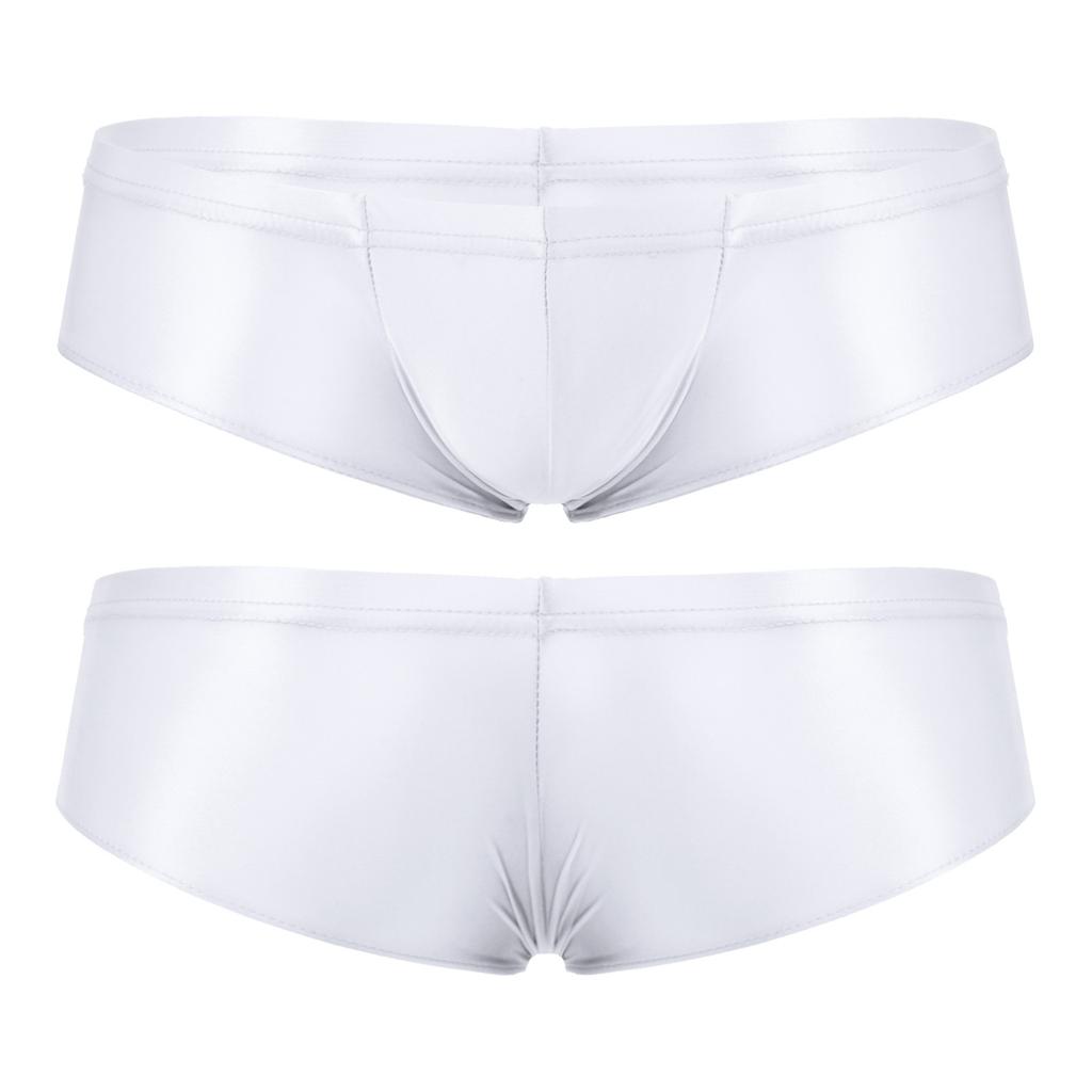 Mens Low Rise Briefs Solid Color Elastic Waistband Underwear Swimwear Lightweight Stretch Comfort Daily Wear