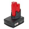 Milwaukee M12 12V Tool Battery Charger & Replacement Battery for Electric Wrench/Drill